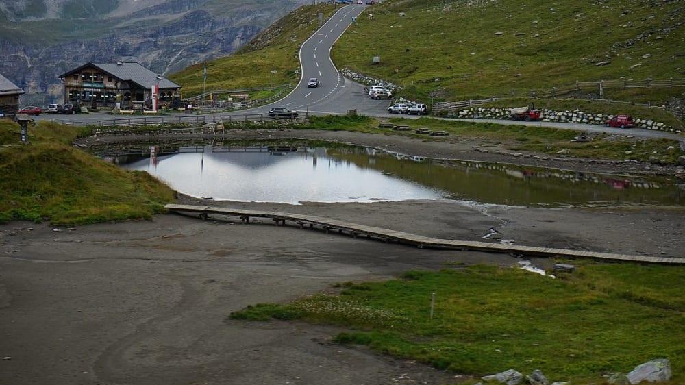 אגמון פוּש, כביש גרוֹסְגלוֹקנֶר