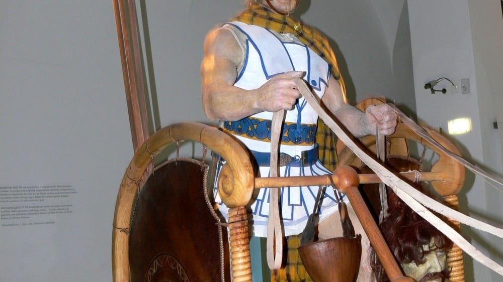 מרכבה משוחזרת במוזיאון הקלטי