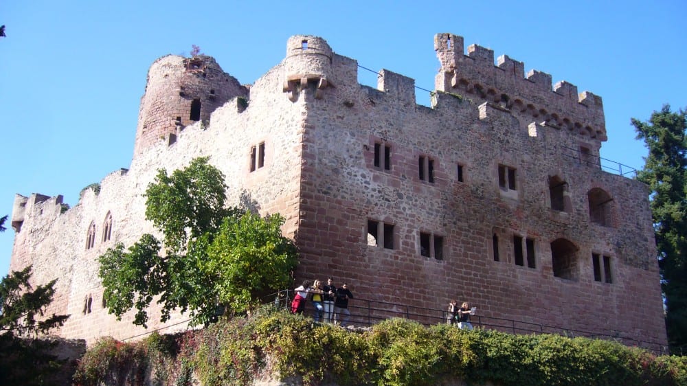 הטירה שבה שוכנת שמורת הנשרים