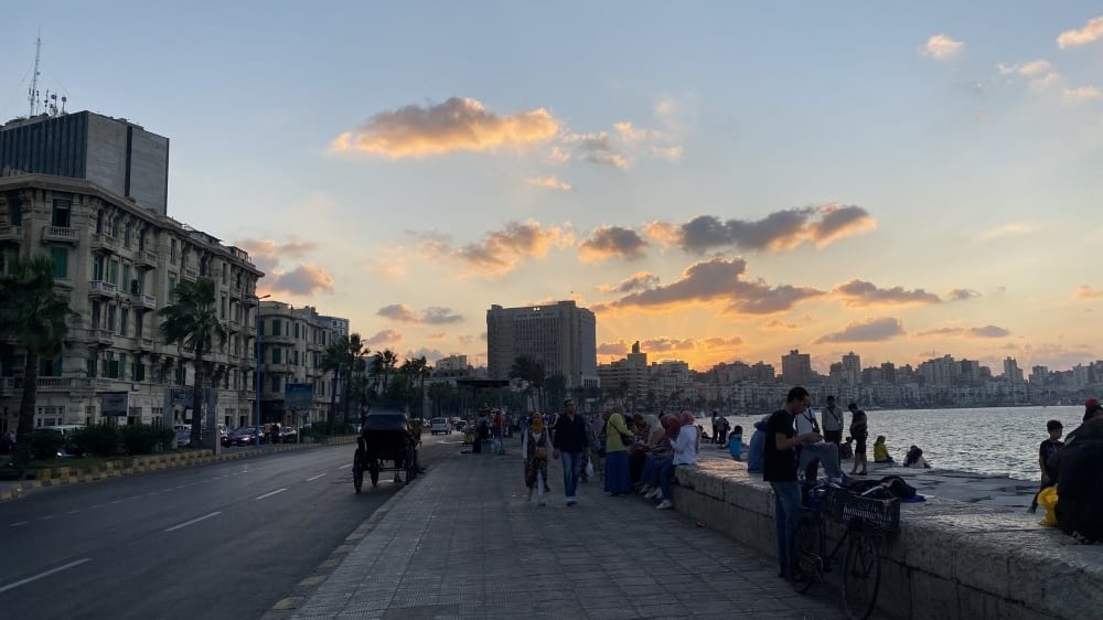 קוֹרניש - הטיילת של אלכסנדריה