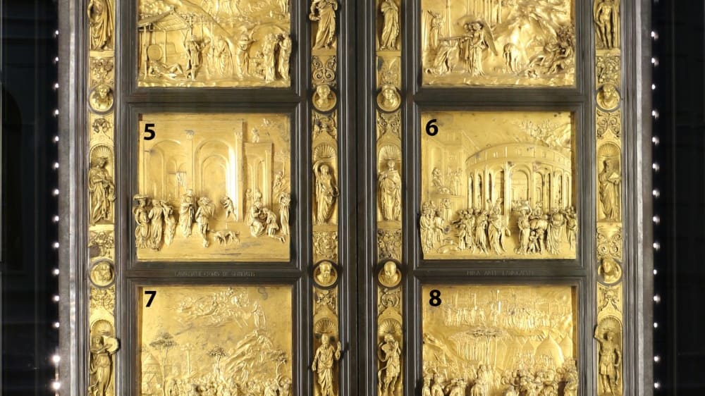 הדלת המזרחית בבית הטבילה