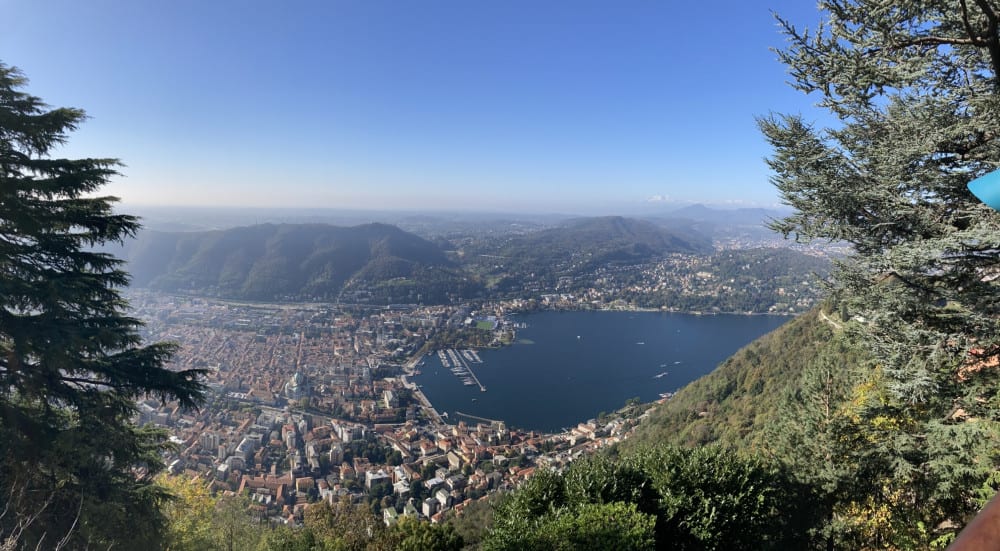 הנוף הנשקף מנקודת התצפית בבּרוּנאטֶה