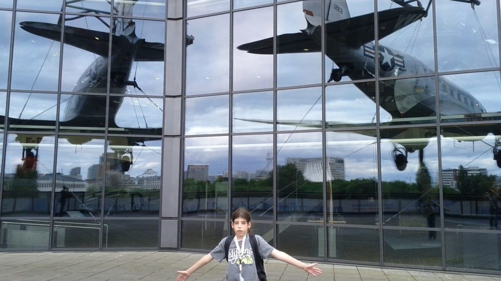 על גג המוזיאון הגרמני לטכנולוגיה