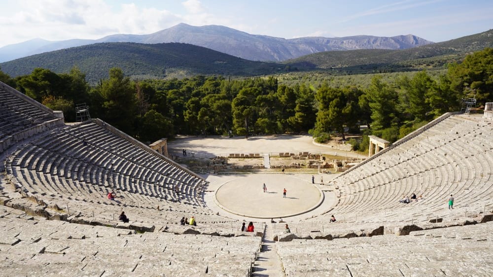 התאטרון העתיק באֶפּידָאוּרוּס