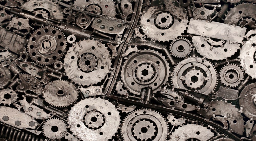 תקריב על מבנה הפסלים