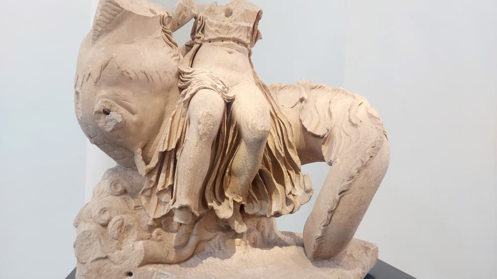 תצוגה במוזיאון הלאומי לארכיאולוגיה