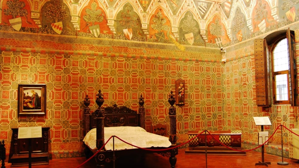 חדר שינה בפּאלאצוֹ דָבָנצאטי