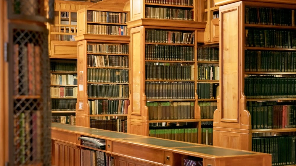 הספרייה במוזיאון של מערב בוהמיה