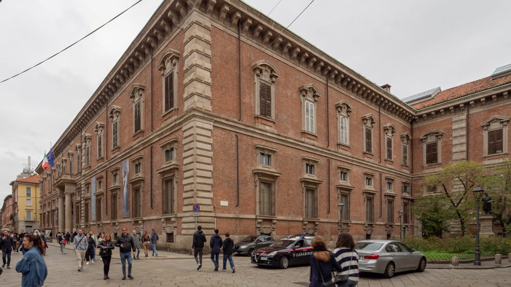 הארמון שבו שוכנת גלריית בְּרֵרָה לאמנות