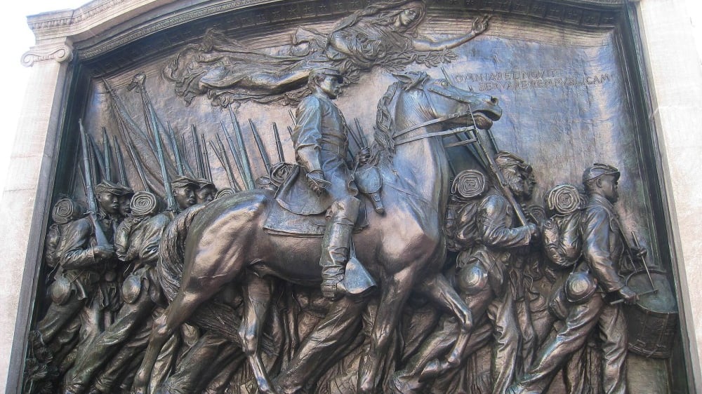 האנדרטה לזכר רוברט גולד שו והגדוד ה-54