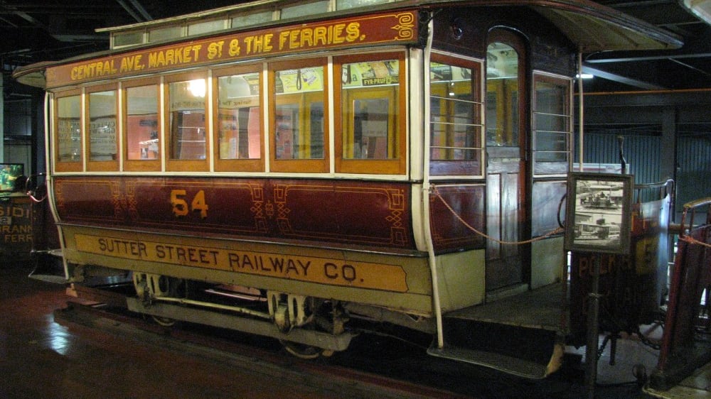 קרון היסטורי במוזיאון קרונות הכבל