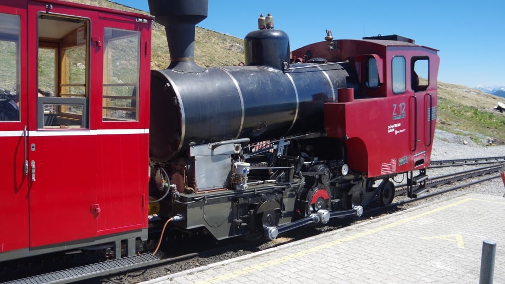 אחת הרכבות לפסגת שאפְבֶּרג