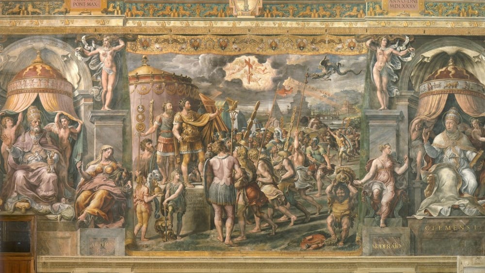 הפרסקו "חזיון הצלב" בחדרי רפאל