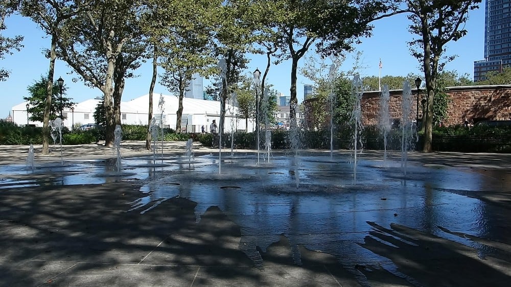 מזרקות לילדים בפארק באטרי