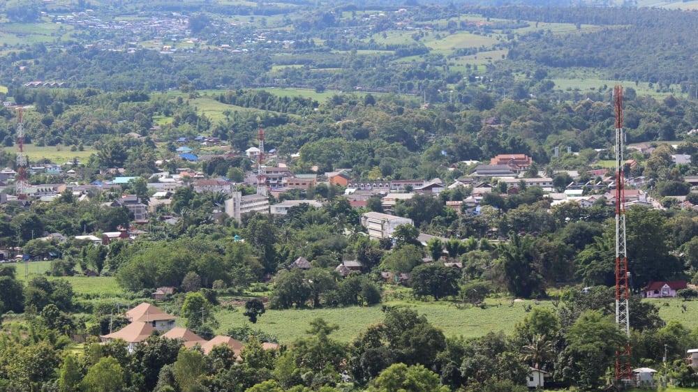 הנוף הנשקף מוואט פּרָה תאט מֶה יֶן