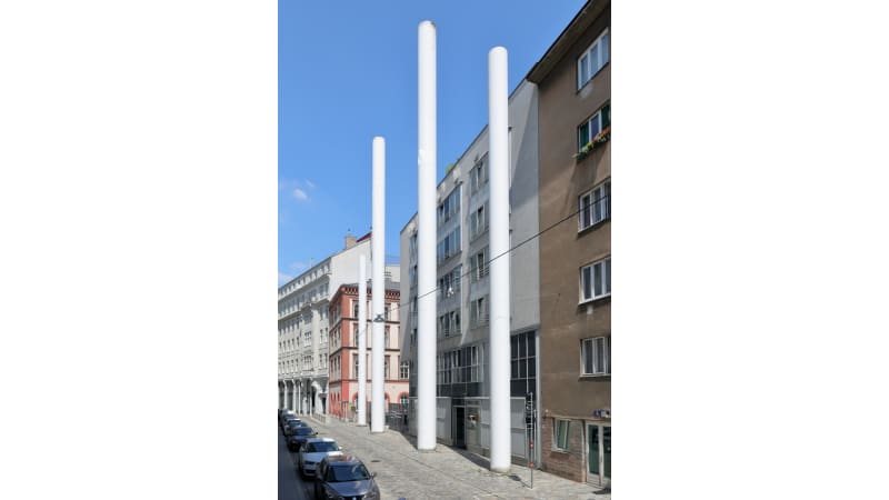 עמודי יזכור לבית הכנסת של לאופולדשדט