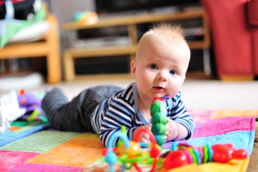 development of children from 12 to 18 months of age through play