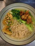 V92. Wonton, Soya meat & Noodle soup (Asian fusion)