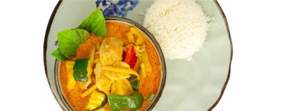 8. Thai Chicken Red Curry