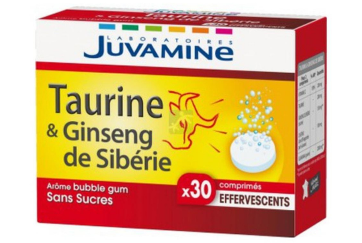 Juvamine Fizz Taurine and Siberian Ginseng Energy