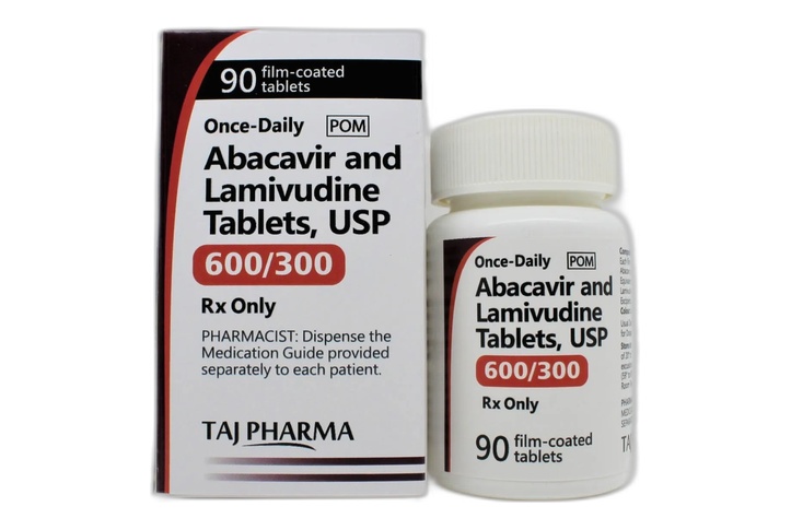 Abacavir 600mg/Lamivudine 300mg Film-Coated Tablets