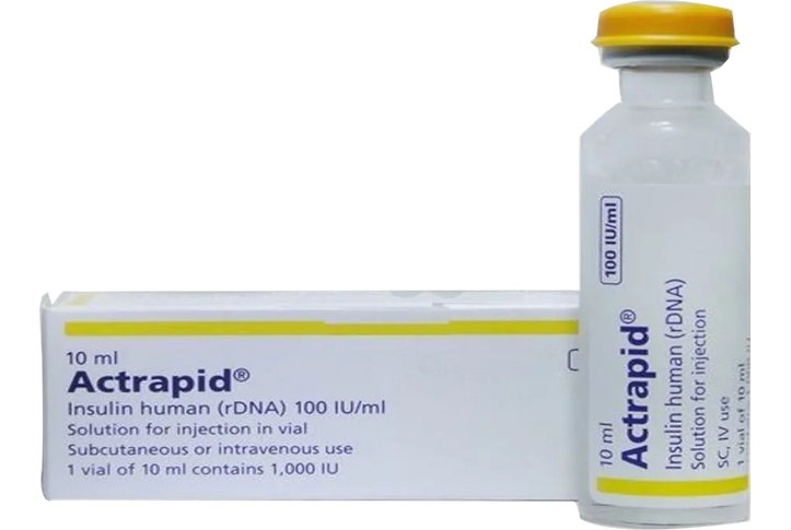 Actrapid100Iu/Ml ,10 Ml Vial Aqueous Solution 100UI/ml