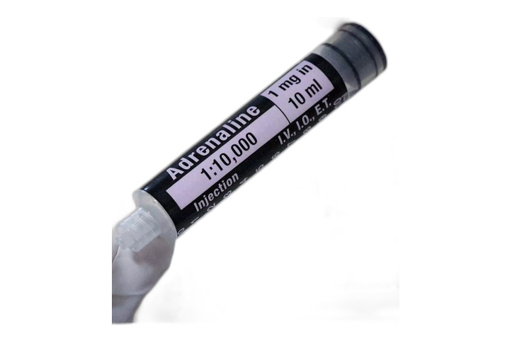 Adrenaline Aguettant Sulphite Free Pre-Filled Syringe 0.1mg/ml