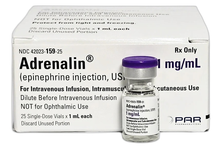 Adrenaline Injection Bp 0.1% Liquid Injection 1 mg/ml