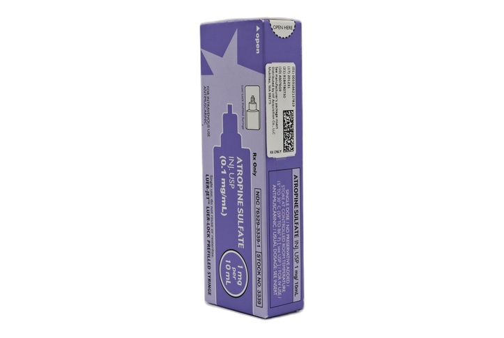 Atropine Sulfate Aguettant Pre-Filled Syringe Injection 0.1mg/ml