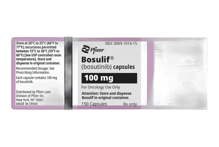 Bosutinib Pfizer 100 Film Coated Tablets Film Coated Tablets 100 mg
