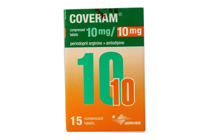 Coveram 10mg-10mg Tablet (Perindopril/Amlodipine) 10mg/10mg