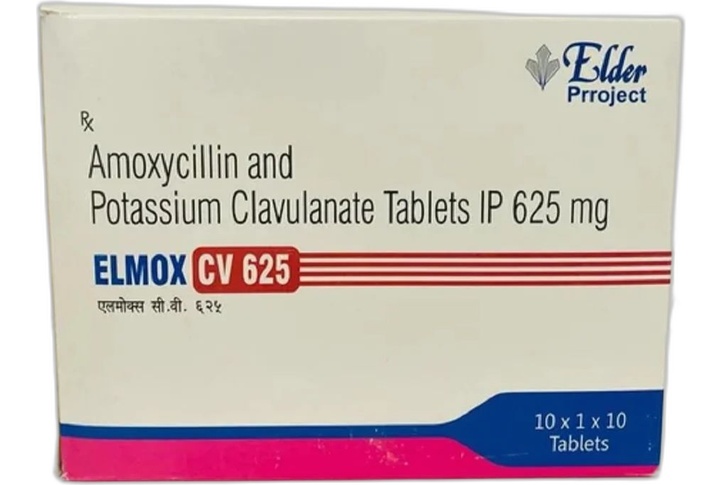 Elmox- Cv 625 Film Coated Tablets 625 mg