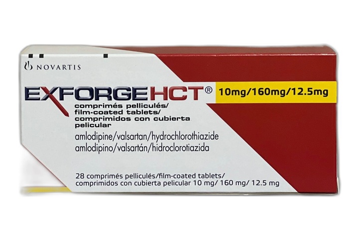Exforge HCT 10/160/12.5 Film-Coated Tablet 10mg/160mg/12.5mg