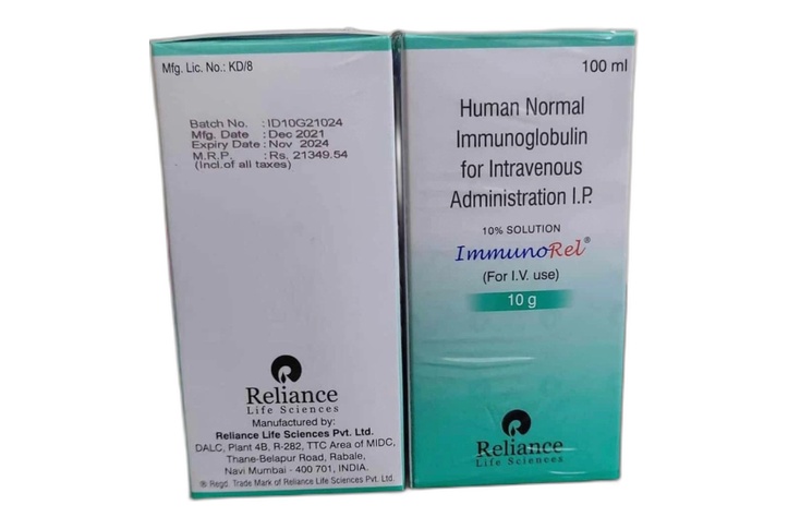 Immunorel Human Immunoglobulin 5% Intravenous Infusion 2.5g/5g per 100ml