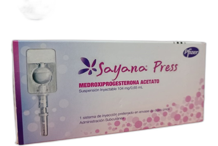 Sayana Press 104 Mg/0.65 Ml Suspension Of Injection 104mg/0.65ml