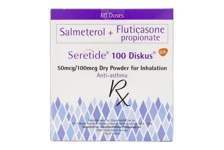 Seretide 100/50Mcg Diskus Powder For Inhalation 100/50MCG