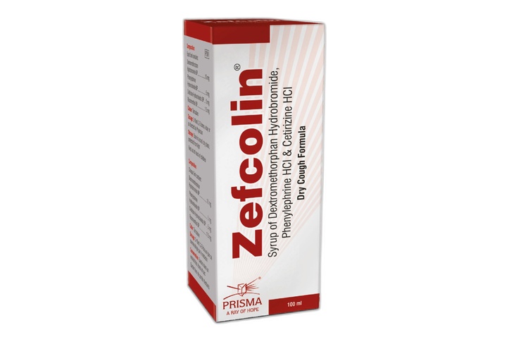 Zefcolin Syrup 10mg, 5mg, 5mg and 1.5mg
