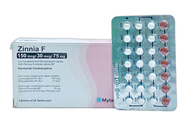 Zinnia F Tablet 0.15 mcg and 75 mg