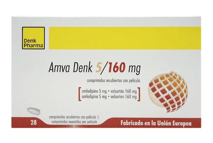 Amva Denk 5/160Mg Film Coated Tablets 5/160MG