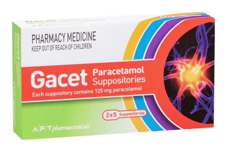Gacet -125 Suppository 125MG