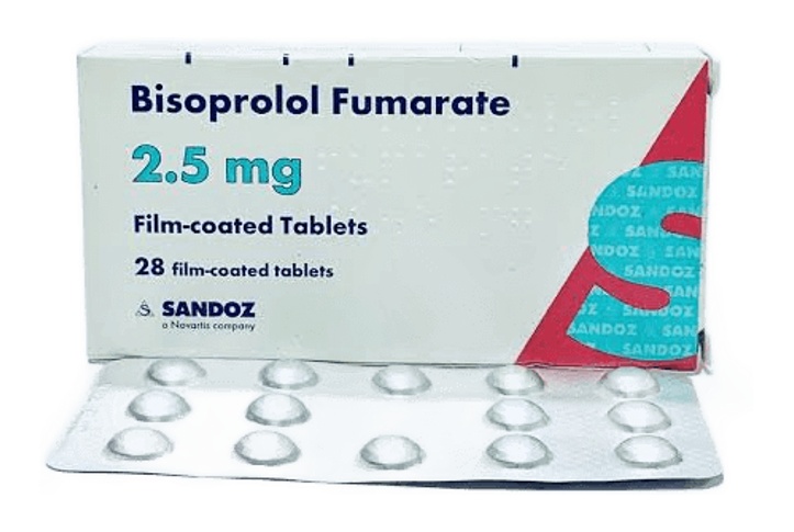 Bisoprolol Film-Coated Tablets 2.5 mg