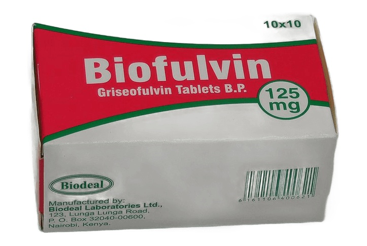 Biofulvin 125Mg Tablets Tablets 125mg