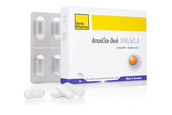 Amoxiclav-Denk 500/62.5 Film Coated Tablets 500mg/62.5mg