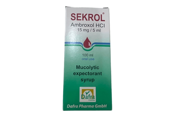 Sekrol Pediatric Syrup 15mg/5ml 100ml