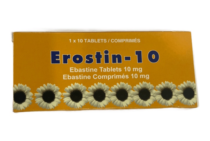 Erostin 10mg 1 Tab Box of 10 (Ebastine)