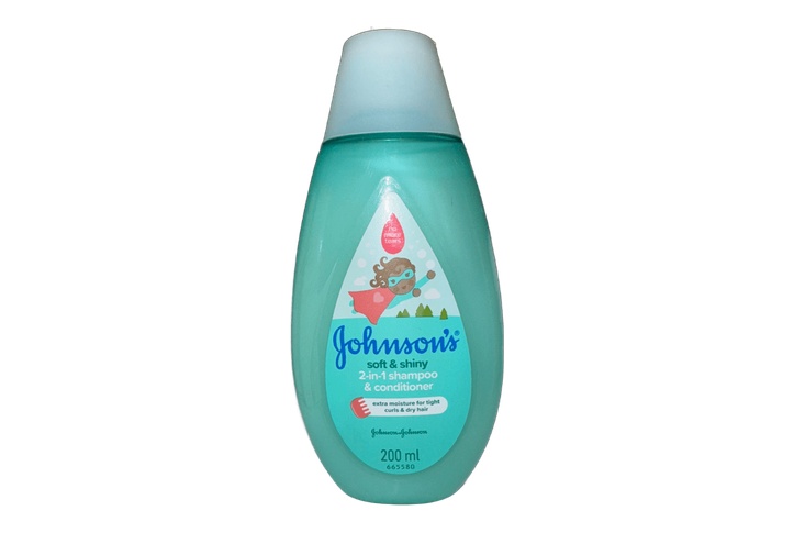 Johnson's baby soft & shiny 2-In-1 shampoo & conditioner 200ml