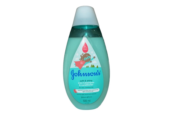 Johnson's soft & shine 2-in-1 shampo & conditioner 500ml