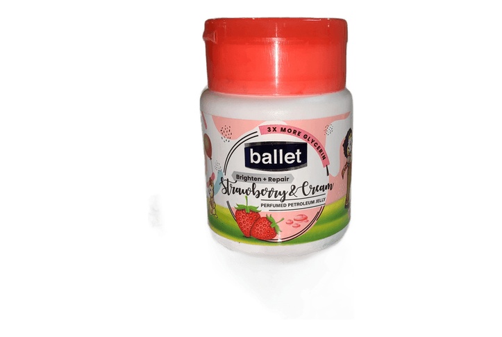 Ballet Brighten + Repair Strawberry & Cream Perfumed Petroleum Jelly 100g