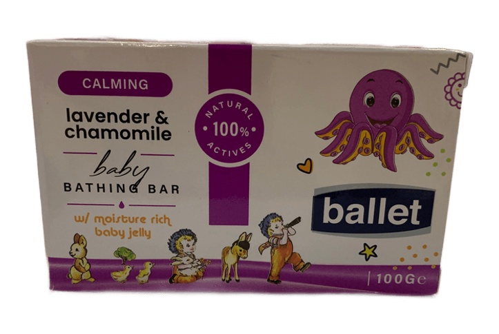 Ballet Calming Lavender & Chamomile Baby Bathing Bar 100g
