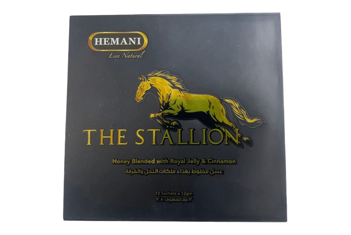 Hemani the stallion honey blended with royal jelly & cinnamon